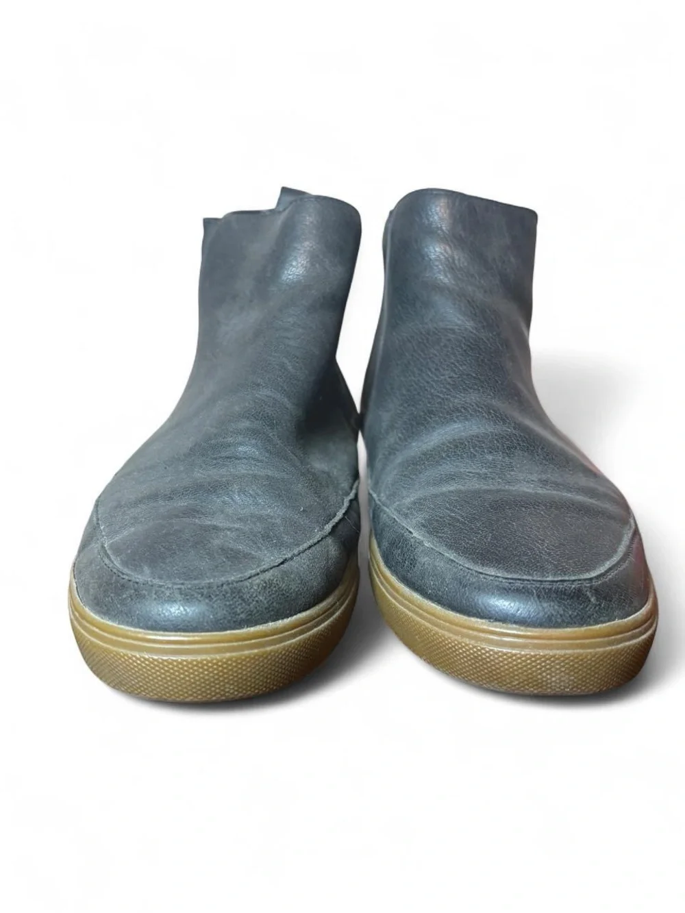 Nine West Vintage Black Leather Pull-On Ankle Boots